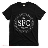 San Francisco Sucka Free City Sf Patch Badge Logo T-Shirt thumb 0