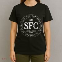 San Francisco Sucka Free City Sf Patch Badge Logo T-Shirt thumb 4