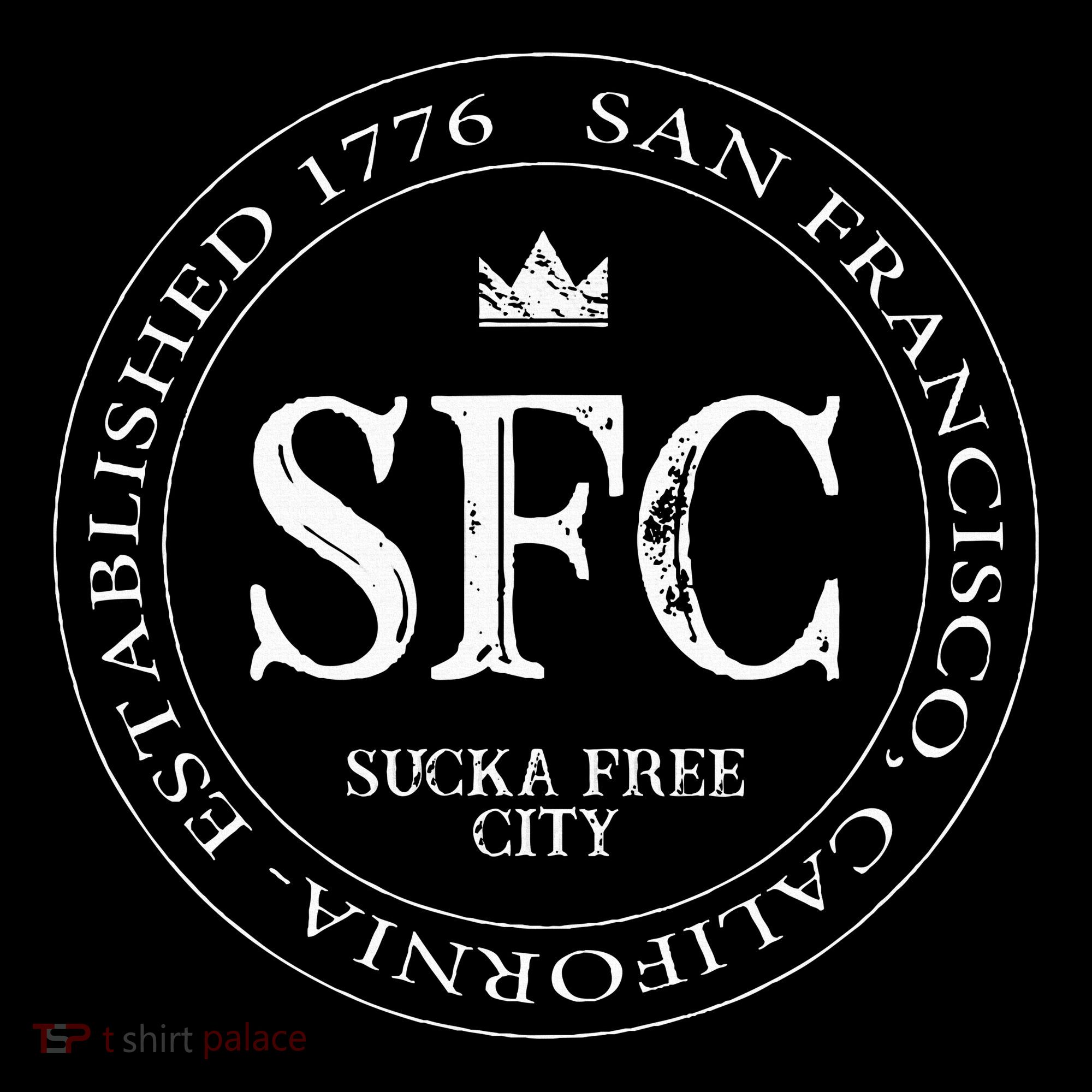 San Francisco Sucka Free City Sf Patch Badge Logo Women's Hoodie