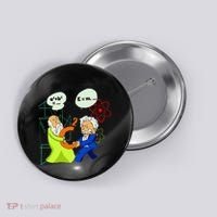 Secret Funny Science Nerdy Biology Physic Math Lover Button thumb 0