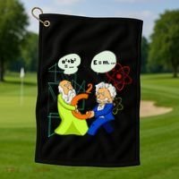 Secret Funny Science Nerdy Biology Physic Math Lover Golf Towel thumb 1