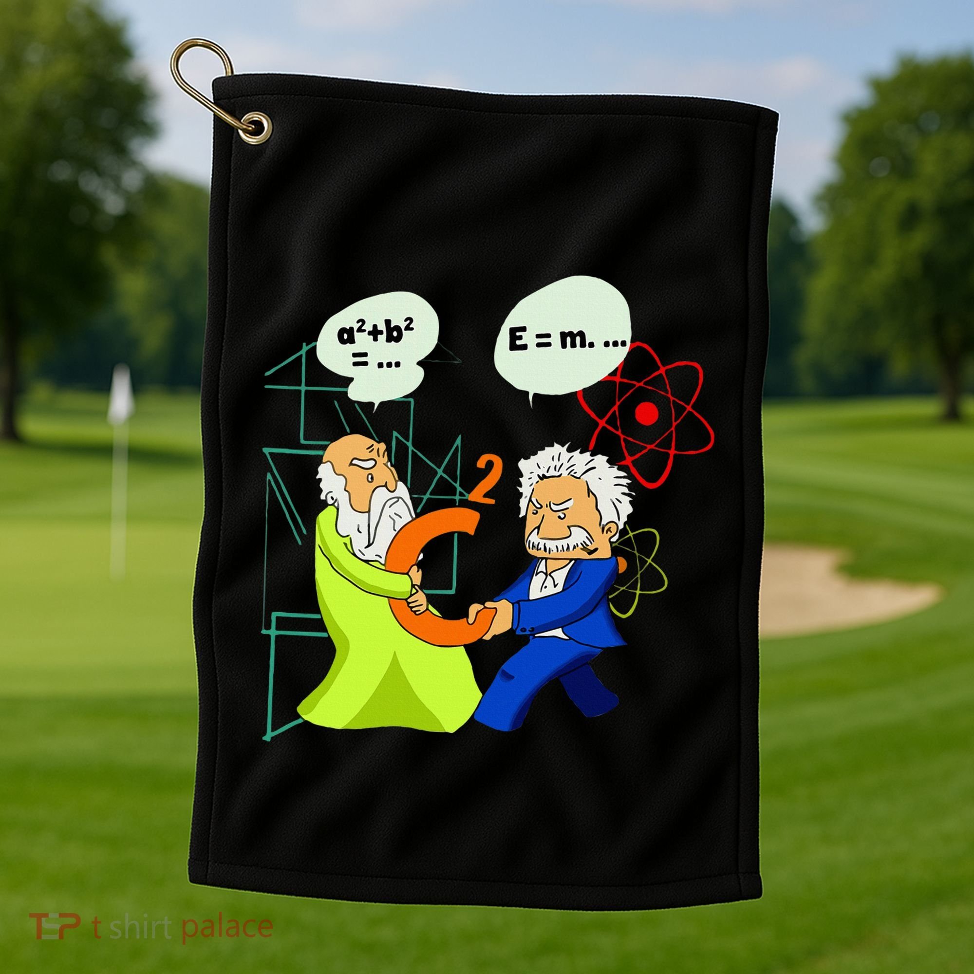 Secret Funny Science Nerdy Biology Physic Math Lover Golf Towel