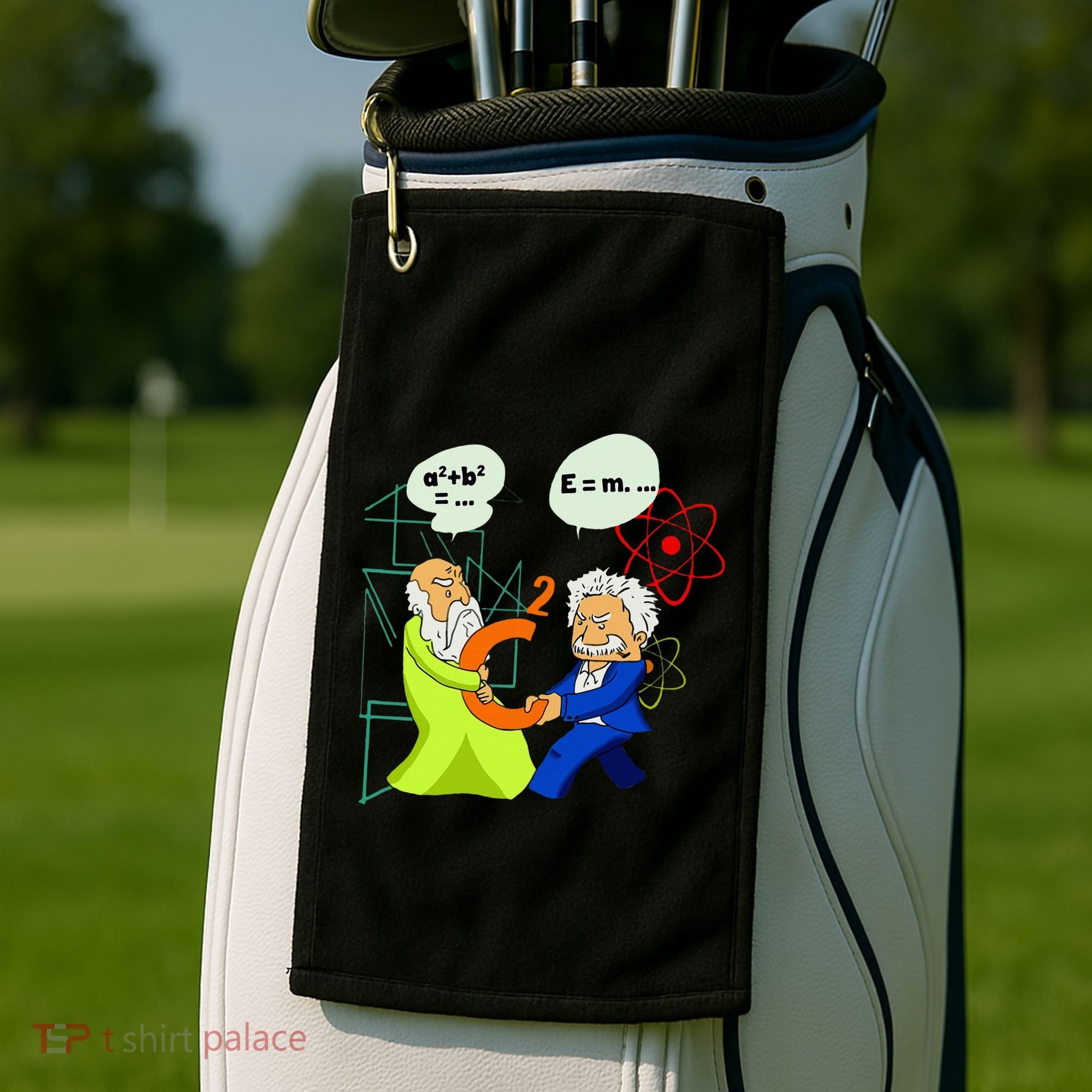 Secret Funny Science Nerdy Biology Physic Math Lover Golf Towel