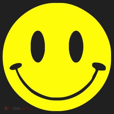 SMILEY FACE Urban Oversized Heavyweight T-Shirt