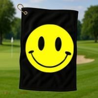 SMILEY FACE Golf Towel thumb 1