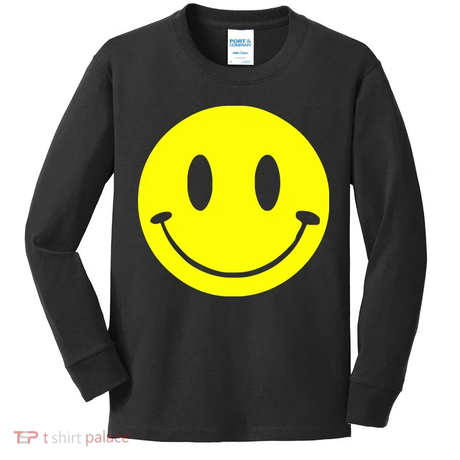 SMILEY FACE Kids Long Sleeve Shirt