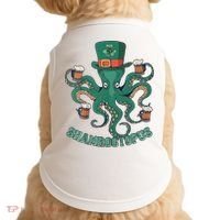 Shamroctopus Funny St Patrick's Day Octopus Drinking Team Doggie Tank thumb 0