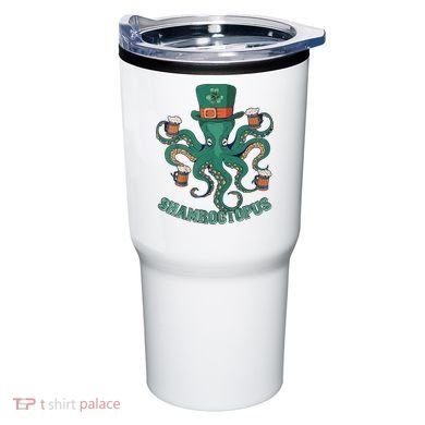 Shamroctopus Funny St Patrick's Day Octopus Drinking Team Tumbler