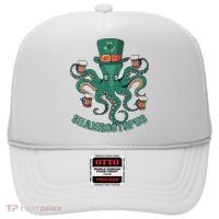 Shamroctopus Funny St Patrick's Day Octopus Drinking Team Hat thumb 0