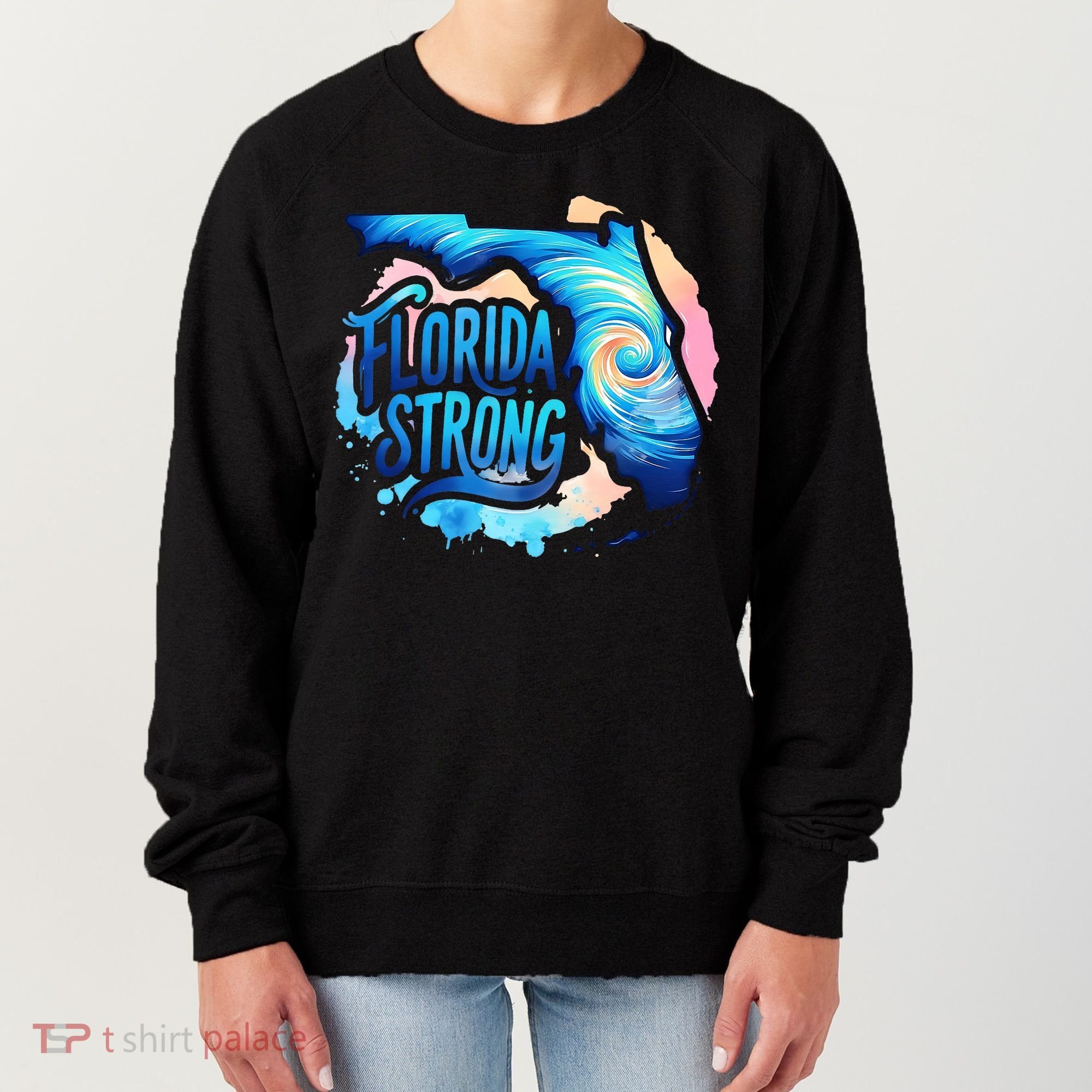 Support Florida Stay Western Strong Florida Hurricane Milton Women's Sweatshirt