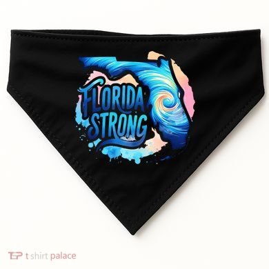 Support Florida Stay Western Strong Florida Hurricane Milton USA-Made Doggie Bandana