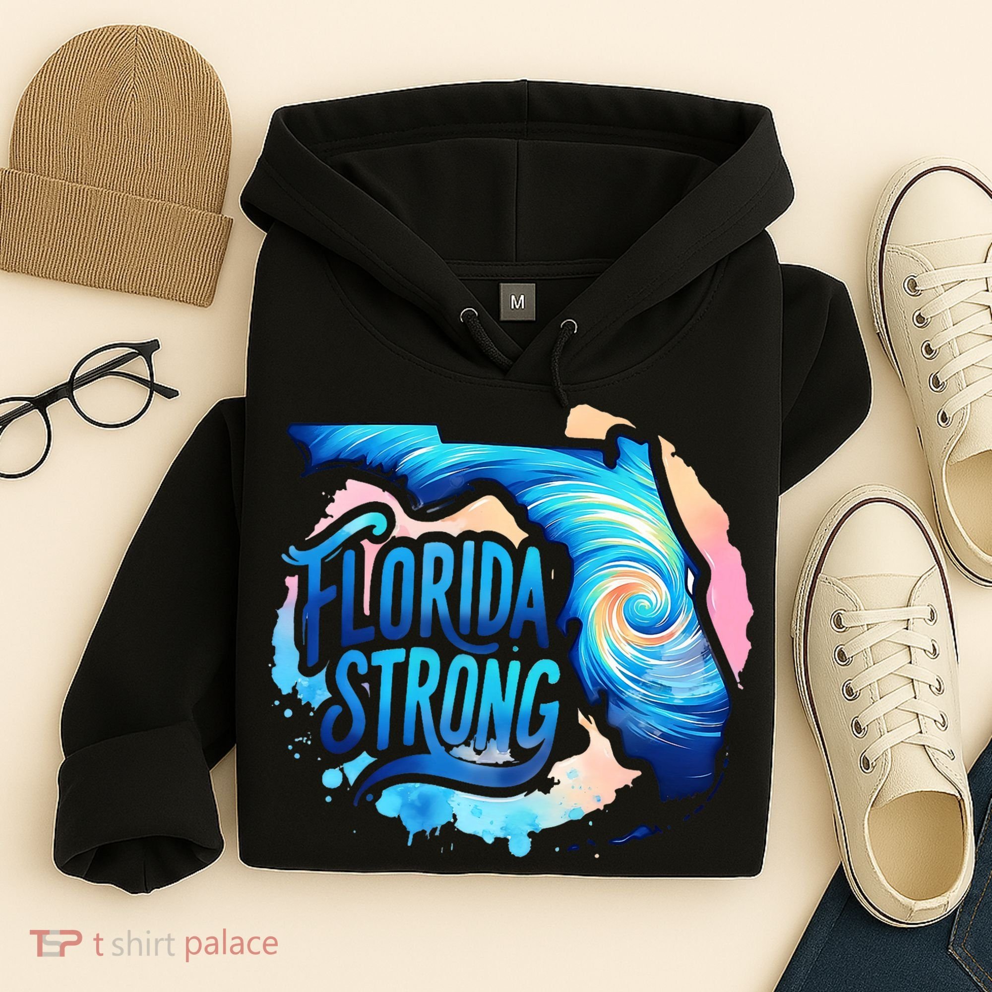 Support Florida Stay Western Strong Florida Hurricane Milton Hoodie