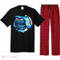 Support Florida Stay Western Strong Florida Hurricane Milton Pajama Set thumb 0