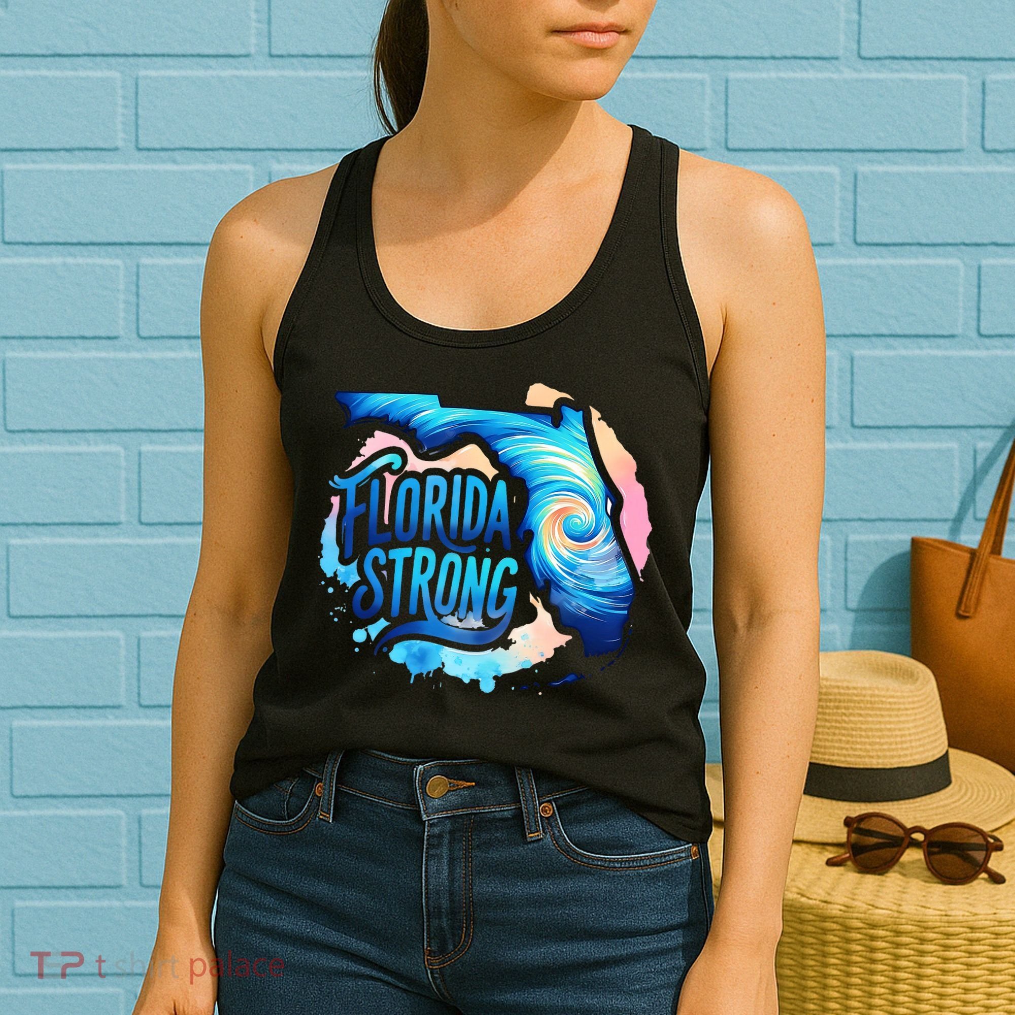Support Florida Stay Western Strong Florida Hurricane Milton Women's Tank Top
