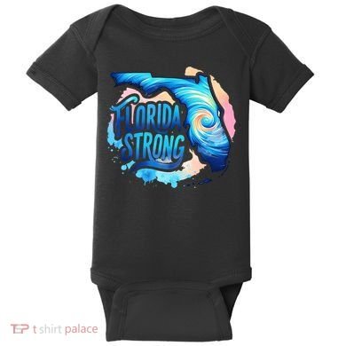 Support Florida Stay Western Strong Florida Hurricane Milton Baby Bodysuit