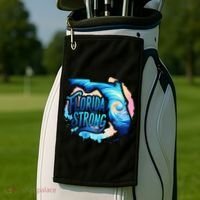 Support Florida Stay Western Strong Florida Hurricane Milton Golf Towel thumb 2