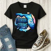 Support Florida Stay Western Strong Florida Hurricane Milton Women's T-Shirt thumb 3