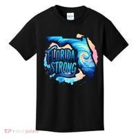 Support Florida Stay Western Strong Florida Hurricane Milton Kids T-Shirt thumb 0