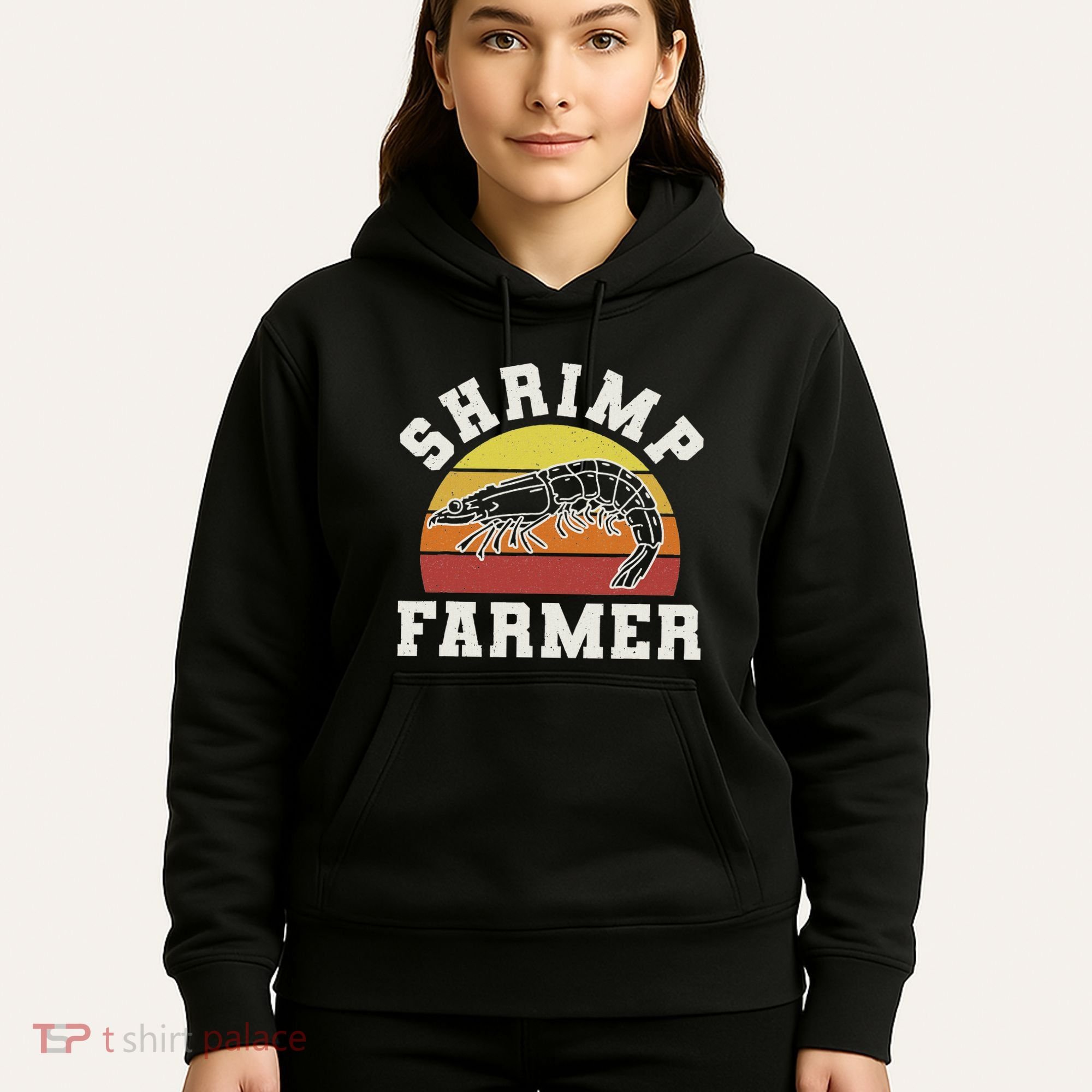 Shrimp Farmer Shrimp Seafood Shellfish Hoodie