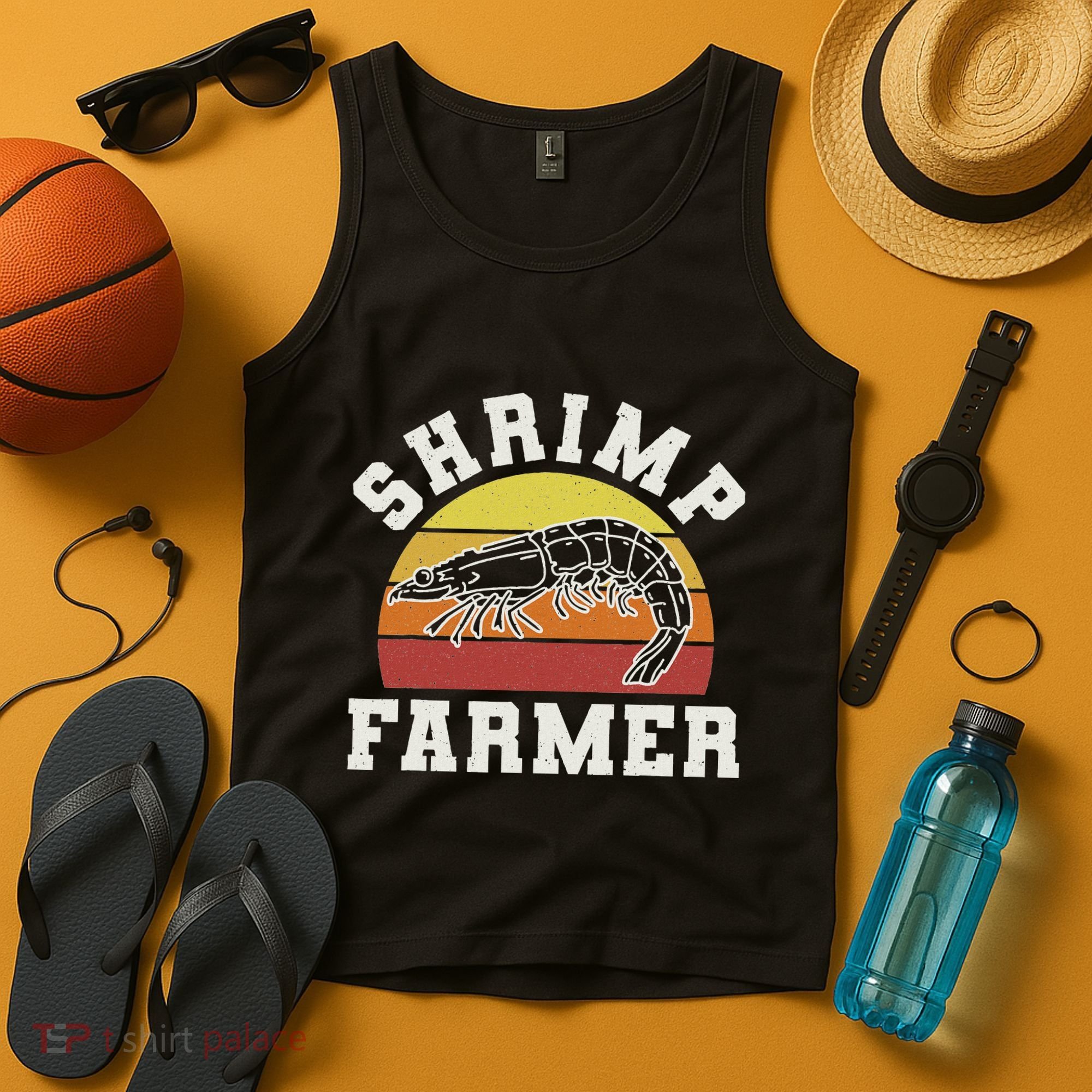 Shrimp Farmer Shrimp Seafood Shellfish Tank Top