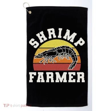 Shrimp Farmer Shrimp Seafood Shellfish Golf Towel