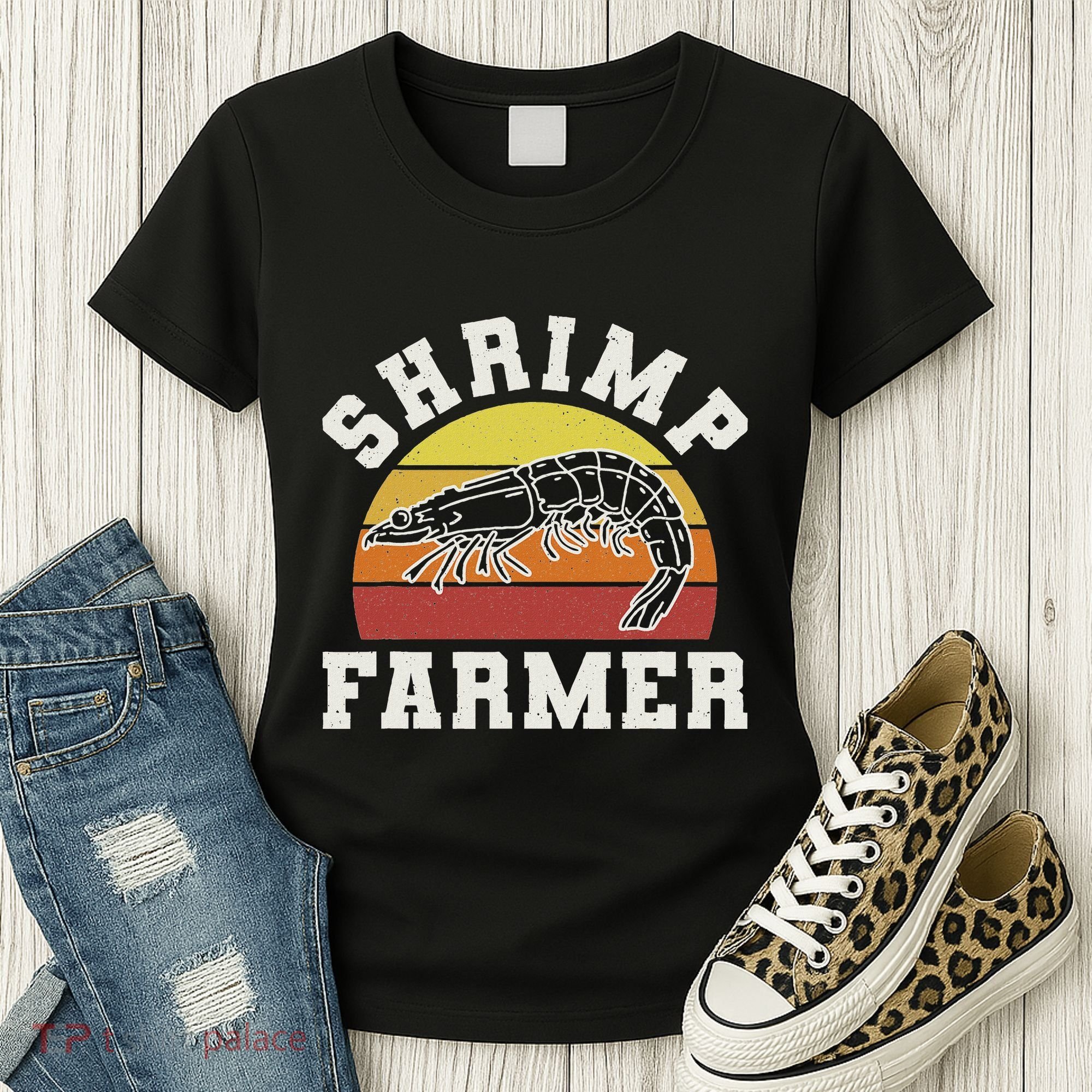 Shrimp Farmer Shrimp Seafood Shellfish Women's T-Shirt