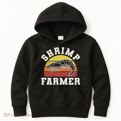 Shrimp Farmer Shrimp Seafood Shellfish Kids Hoodie