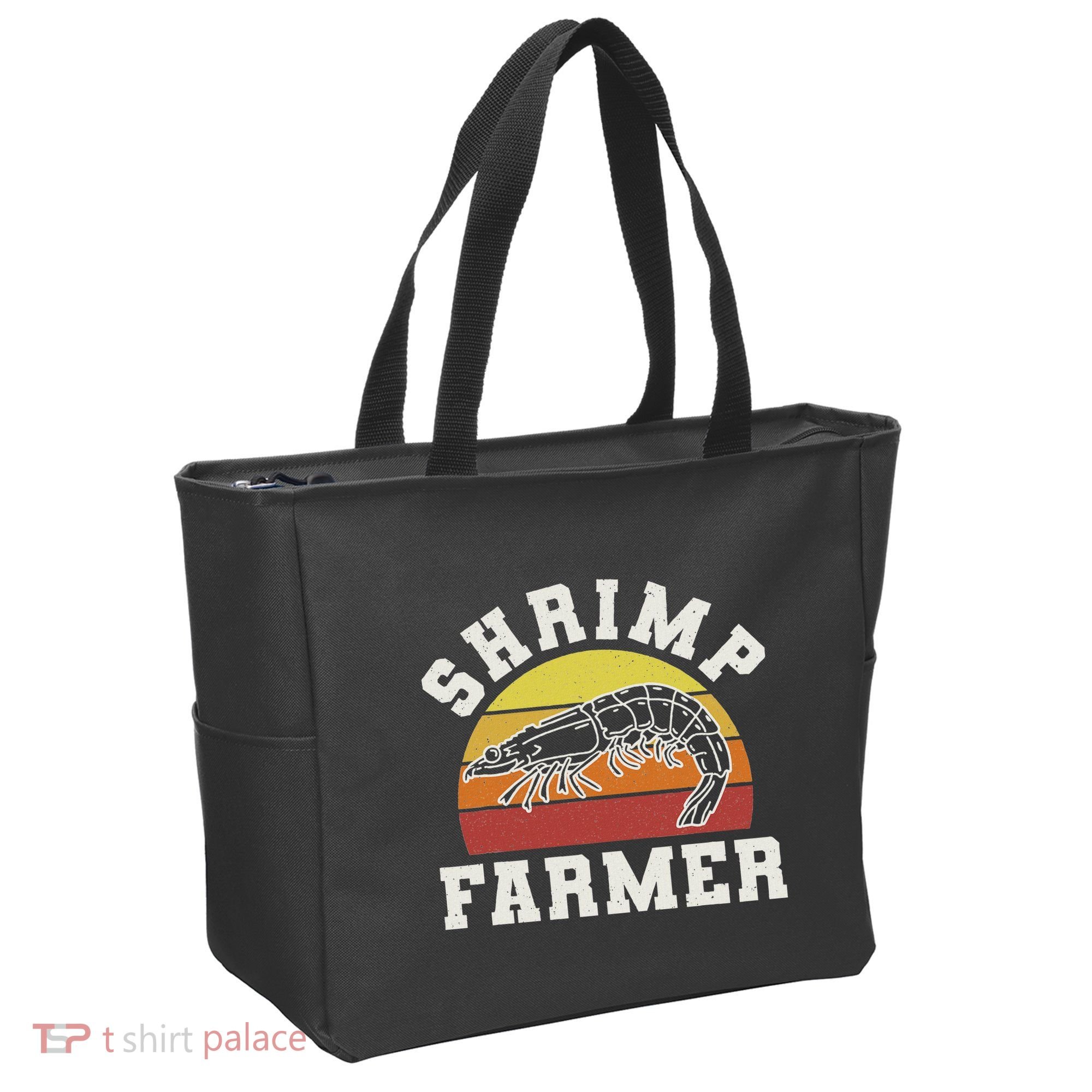 Shrimp Farmer Shrimp Seafood Shellfish Tote Bag