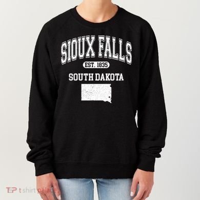 Sioux Falls South Dakota Est 1835 Varsity Women's Sweatshirt