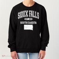 Sioux Falls South Dakota Est 1835 Varsity Women's Sweatshirt thumb 0