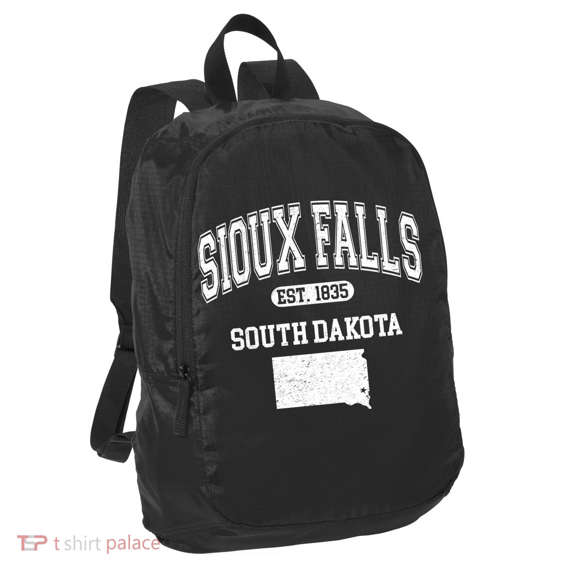 Sioux Falls South Dakota Est 1835 Varsity Port Authority Crush Ripstop Backpack