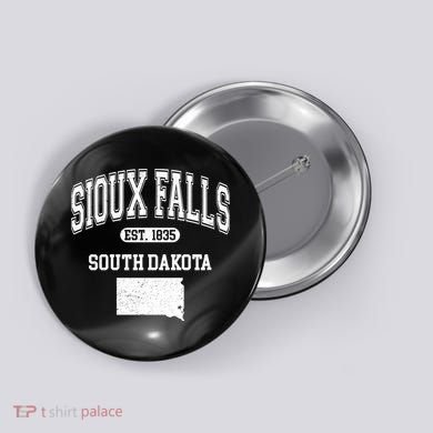 Sioux Falls South Dakota Est 1835 Varsity Button