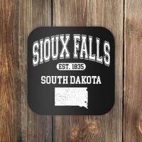 Sioux Falls South Dakota Est 1835 Varsity Coaster thumb 0