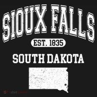 Sioux Falls South Dakota Est 1835 Varsity Women's Hoodie thumb 2