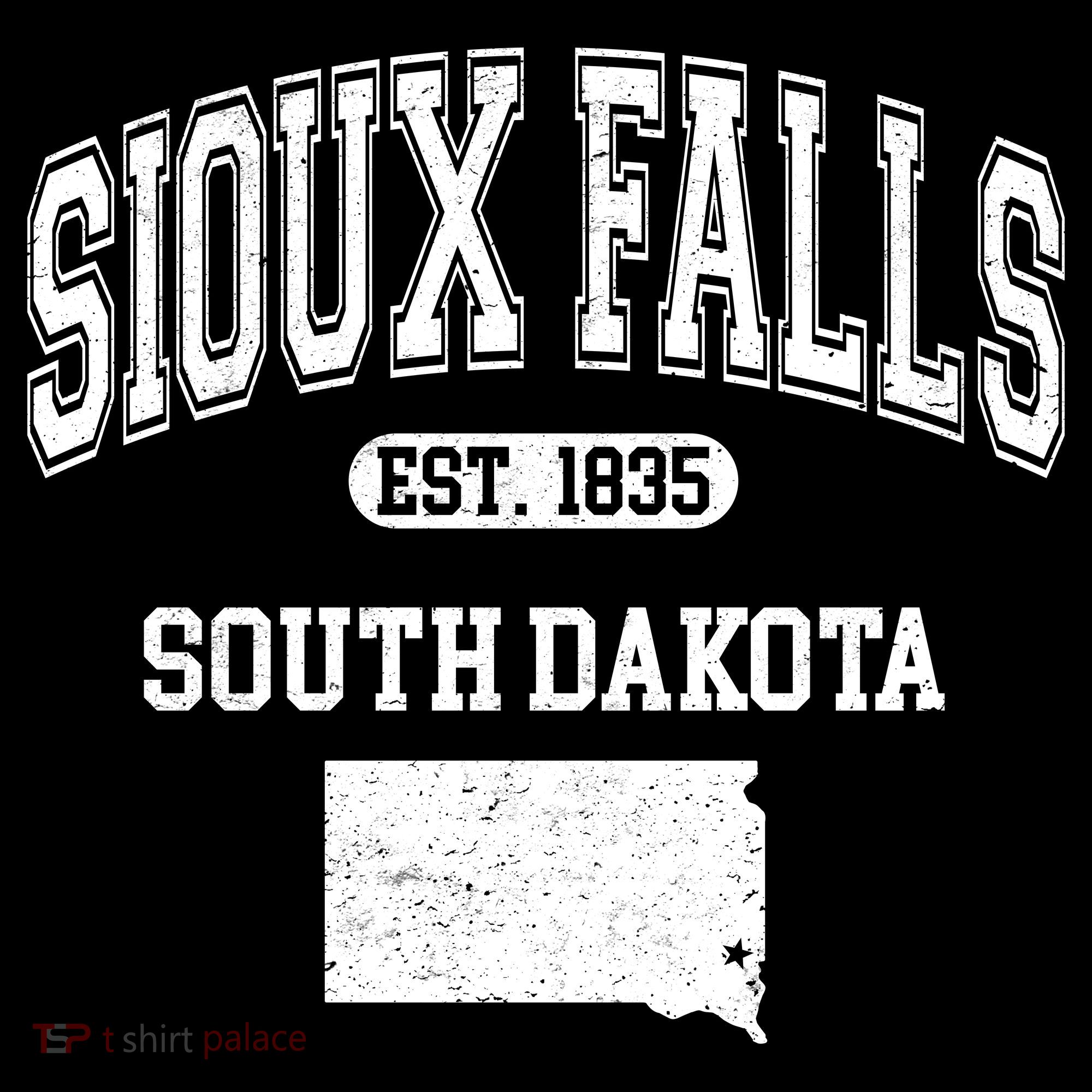 Sioux Falls South Dakota Est 1835 Varsity Ornament