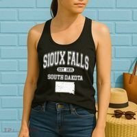 Sioux Falls South Dakota Est 1835 Varsity Women's Tank Top thumb 2