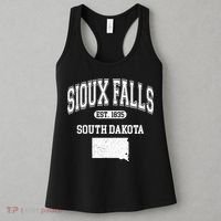 Sioux Falls South Dakota Est 1835 Varsity Women's Tank Top thumb 3