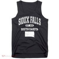 Sioux Falls South Dakota Est 1835 Varsity Tank Top thumb 0