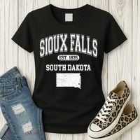 Sioux Falls South Dakota Est 1835 Varsity Women's T-Shirt thumb 3