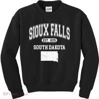Sioux Falls South Dakota Est 1835 Varsity Kids Sweatshirt thumb 0