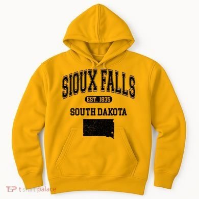 Sioux Falls South Dakota Est 1835 Varsity Hoodie