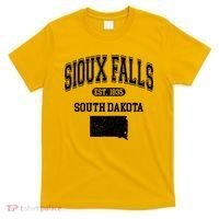 Sioux Falls South Dakota Est 1835 Varsity T-Shirt thumb 0