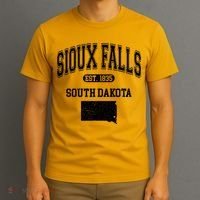 Sioux Falls South Dakota Est 1835 Varsity T-Shirt thumb 3