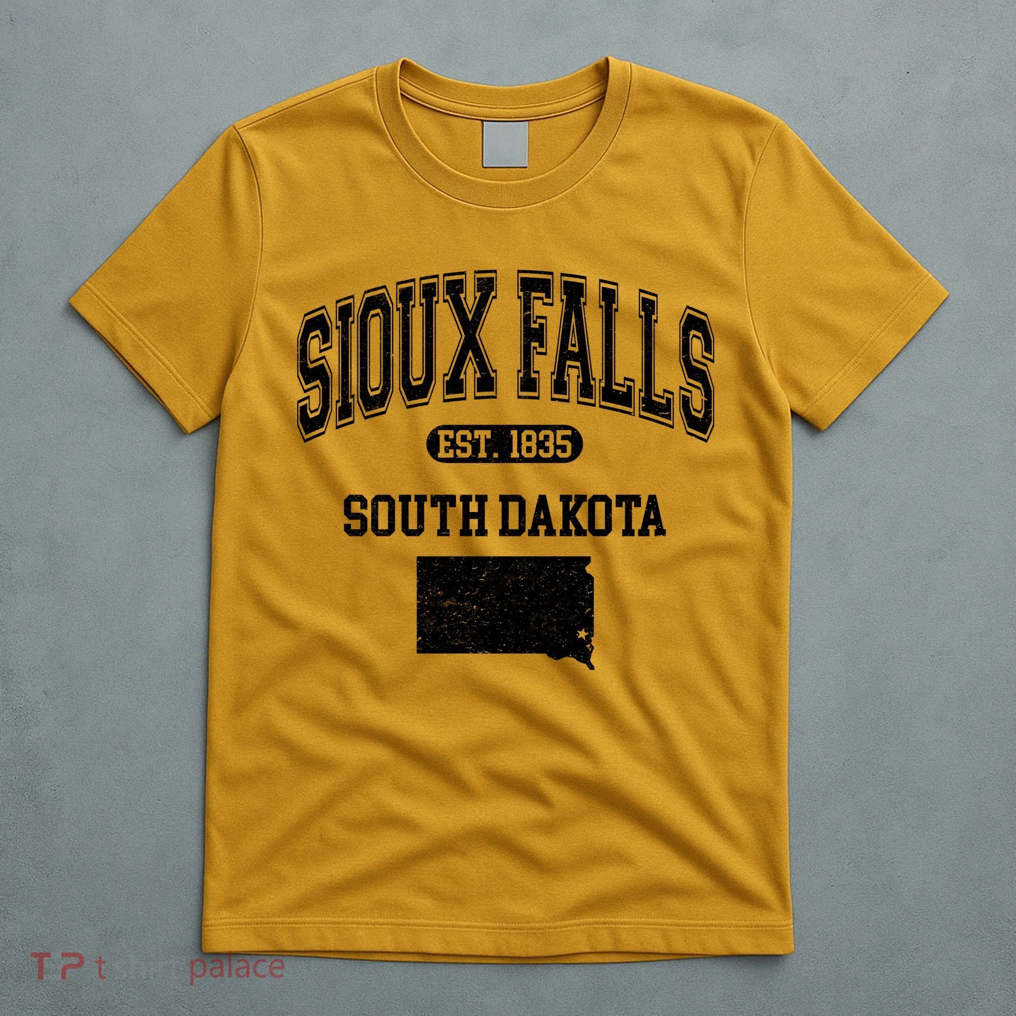 Sioux Falls South Dakota Est 1835 Varsity T-Shirt
