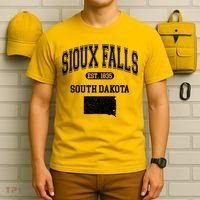 Sioux Falls South Dakota Est 1835 Varsity T-Shirt thumb 6