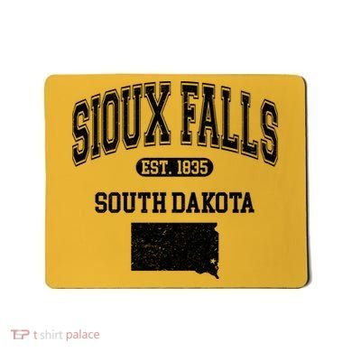 Sioux Falls South Dakota Est 1835 Varsity Mousepad