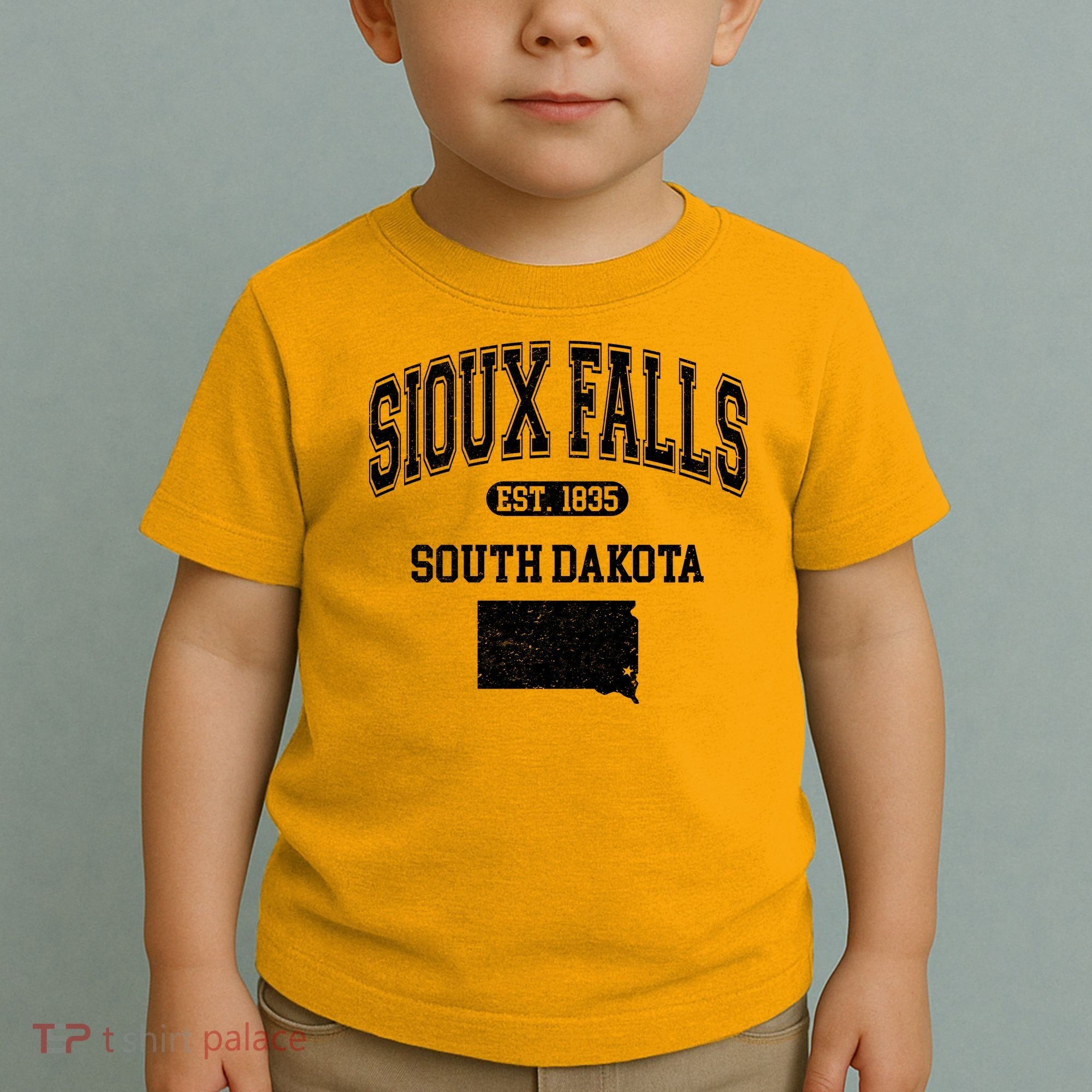 Sioux Falls South Dakota Est 1835 Varsity Toddler T-Shirt