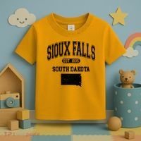 Sioux Falls South Dakota Est 1835 Varsity Toddler T-Shirt thumb 3