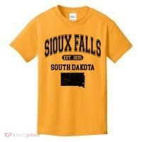 Sioux Falls South Dakota Est 1835 Varsity Kids T-Shirt thumb 0