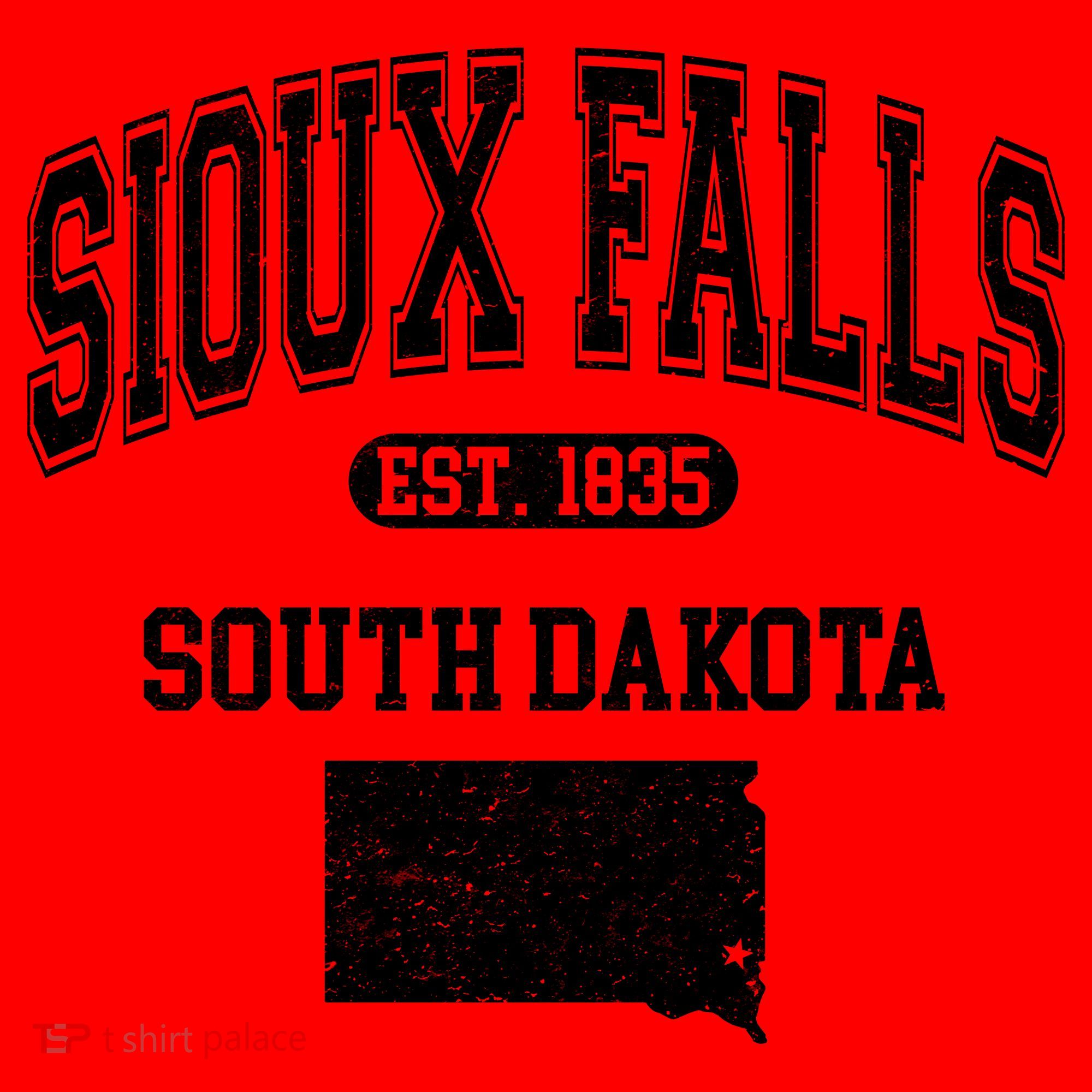 Sioux Falls South Dakota Est 1835 Varsity Santa Hat